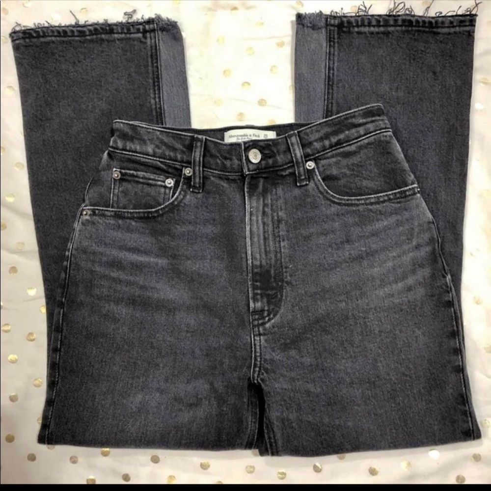 Size 0S | kick flare ultra high rise jeans from Abercrombie & Fitch